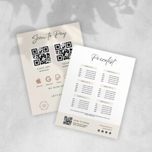 Scan to Pay Signs