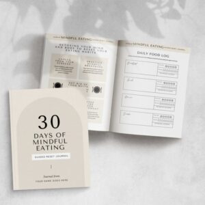 30 Days of Mindful Eating - Guided Reset Journal